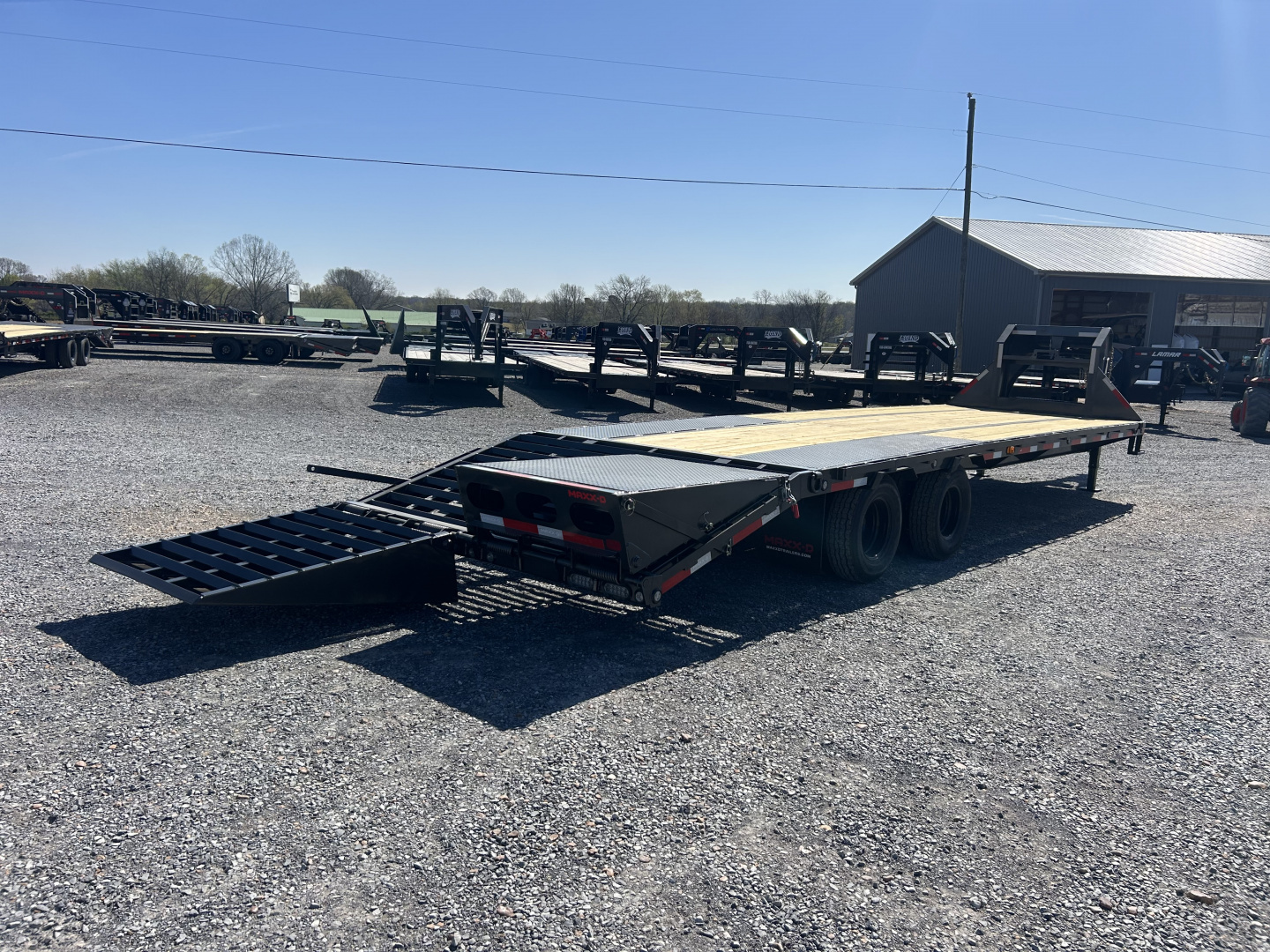 New 2026 MAXXD Gooseneck Flatbed Trailer | 102" x 30' 25K GVWR