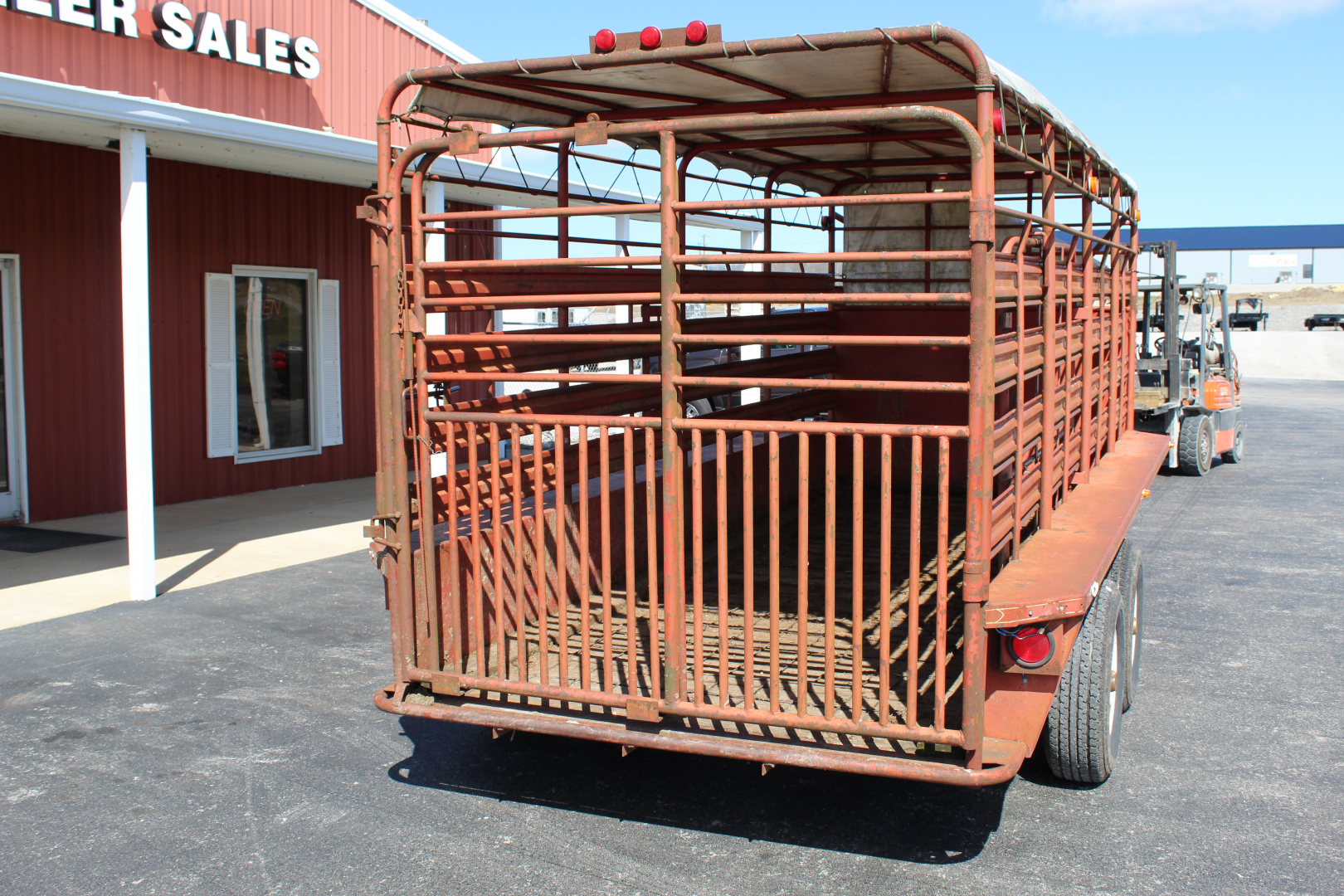 Used 1990 WW GOOSENECK Stock / Stock Combo Trailer
