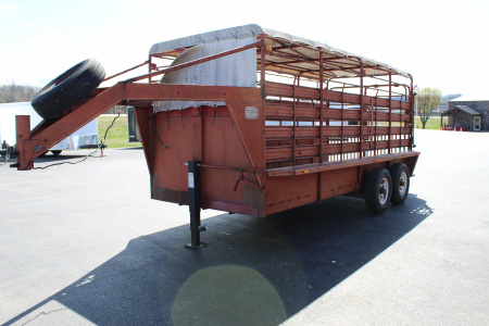 Used 1990 WW GOOSENECK Stock / Stock Combo Trailer