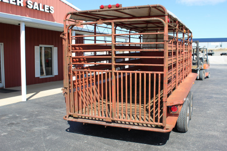 Used 1990 WW GOOSENECK Stock / Stock Combo Trailer