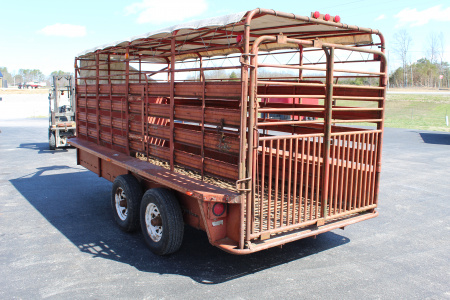 Used 1990 WW GOOSENECK Stock / Stock Combo Trailer