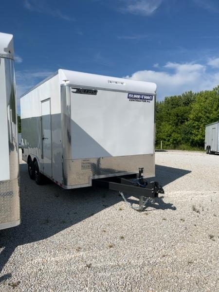 New 2026 Sure-Trac 8.5 x 16 14K Contractor Pro Double Rear Door Cargo / Enclosed Trailer