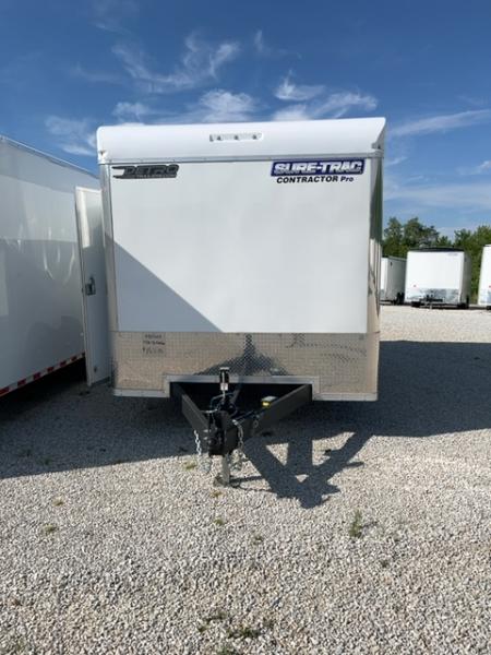 New 2026 Sure-Trac 8.5 x 16 14K Contractor Pro Double Rear Door Cargo / Enclosed Trailer