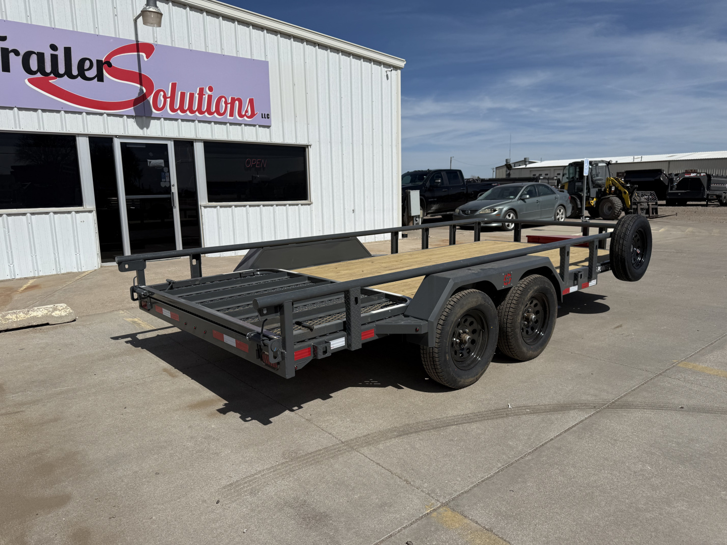 New 2026 Buckshot MFG 16" X 83" With Toolbox Utility Trailer