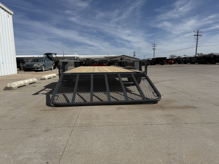 New 2026 Buckshot MFG 16" X 83" With Toolbox Utility Trailer