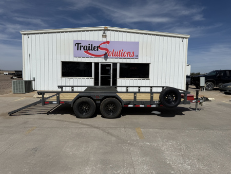 New 2026 Buckshot MFG 16" X 83" With Toolbox Utility Trailer