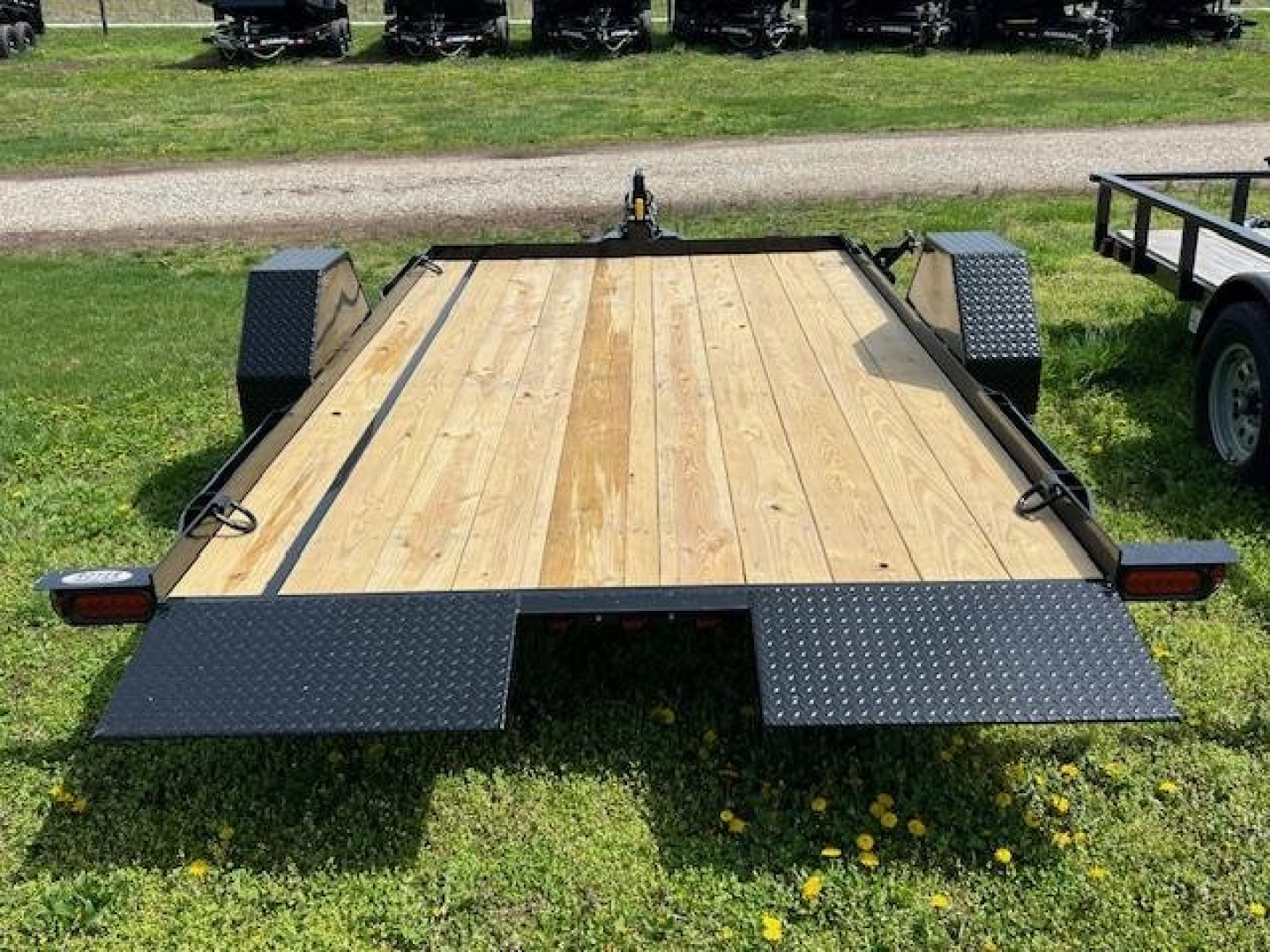 New 2026 Liberty 7K SINGLE AXLE TILT AWF Utility Trailer