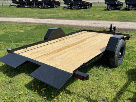 New 2026 Liberty 7K SINGLE AXLE TILT AWF Utility Trailer