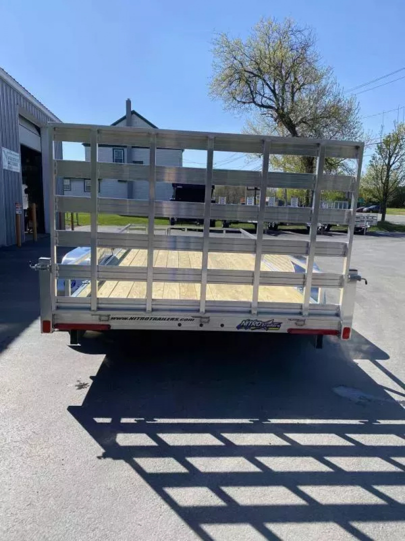 New 2026 Nitro UT 80"X16' Aluminum Utility Trailer