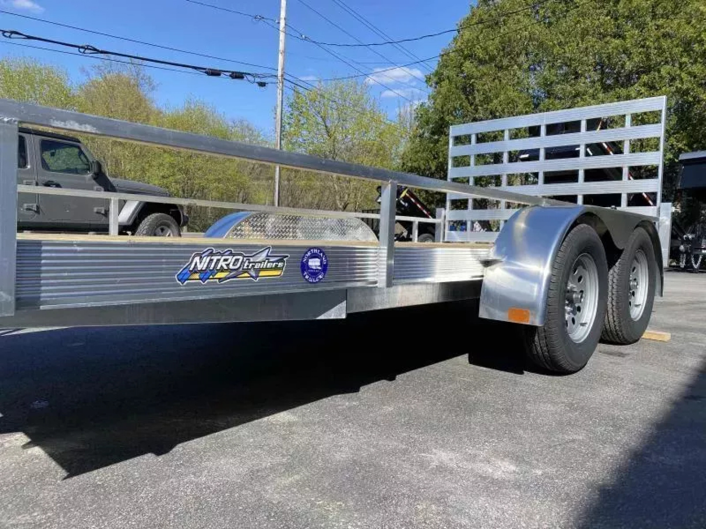 New 2026 Nitro UT 80"X16' Aluminum Utility Trailer