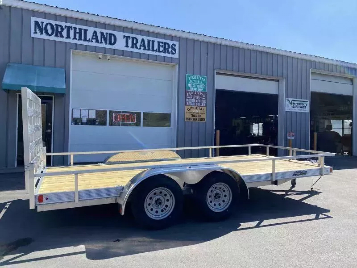 New 2026 Nitro UT 80"X16' Aluminum Utility Trailer