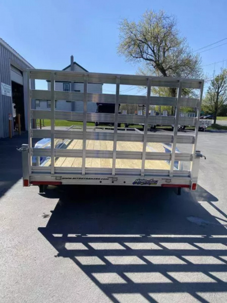 New 2026 Nitro UT 80"X16' Aluminum Utility Trailer