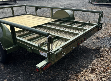 New 2026 Top Hat 6.5X10 Utility Trailer W/PIPE RAIL