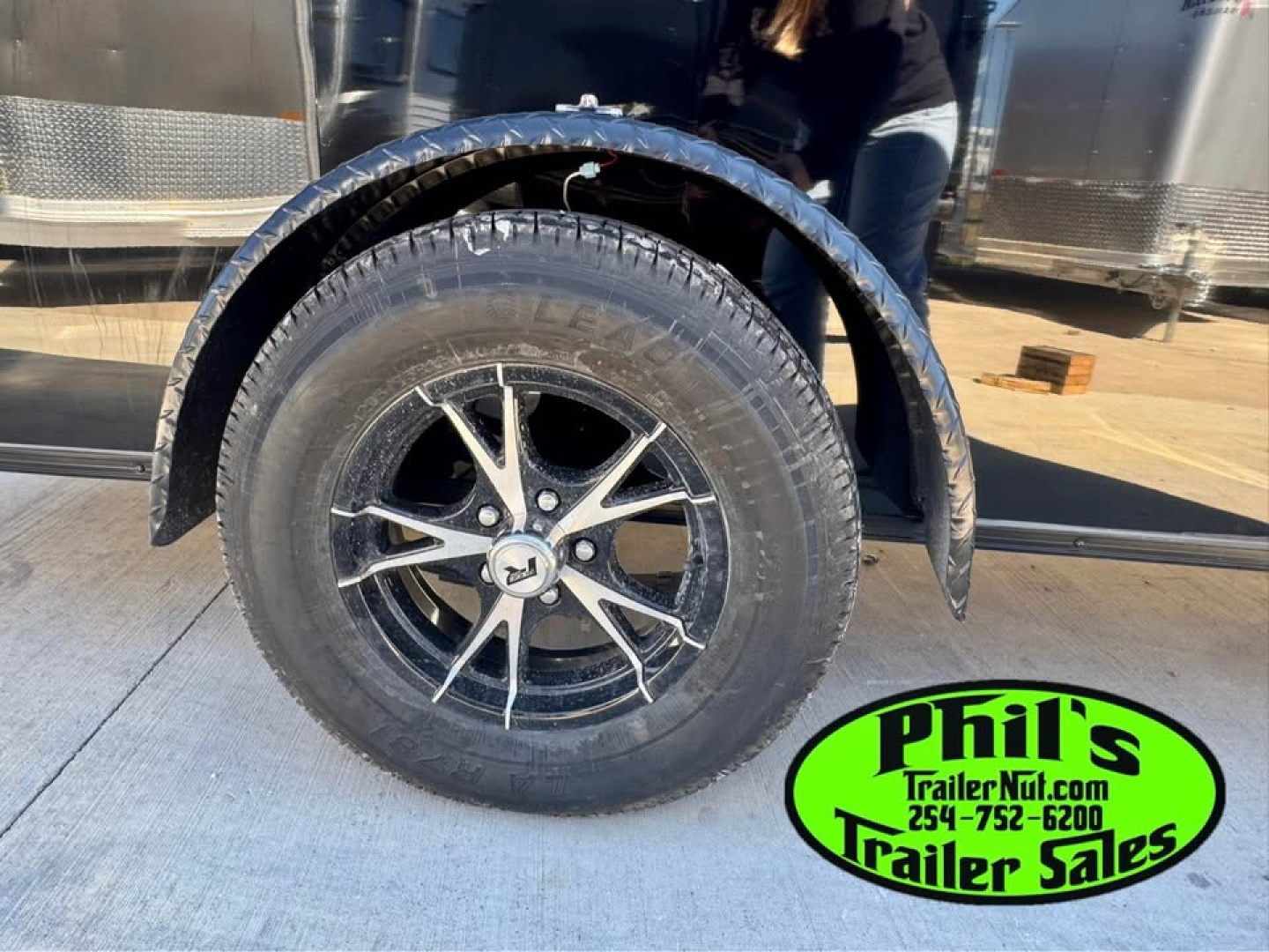 New 6X12 Cargo / Enclosed Trailer UPGRADED .080 SCREWLESS EXTERIOR, REAR WING, ALUMINUM WHEELS & BRAKE AXLE!
