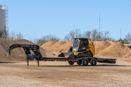 New 2026 Iron Bull 102X26 GOOSENECK Equipment Trailer 10K AXLES DRIVE OVER FENDERS & RAMPAGE RAMPS