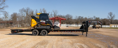 New 2026 Iron Bull 102X26 GOOSENECK Equipment Trailer 10K AXLES DRIVE OVER FENDERS & RAMPAGE RAMPS