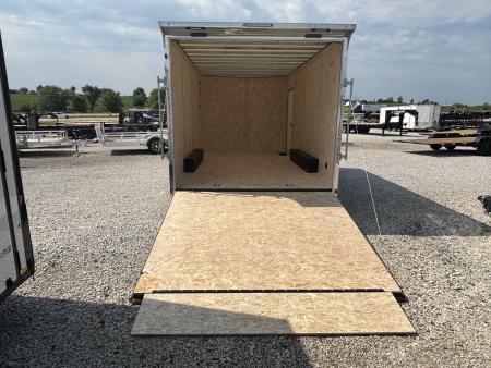 New 2026 Formula Traverse White 8.5'x16' 10k Flat Top V-Nose Enclosed Car Hauler Cargo Trailer