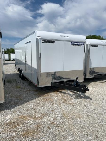 New 2026 Sure-Trac 8.5 x 22 14K Contractor Pro Double Rear Door Cargo / Enclosed Trailer