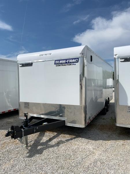 New 2026 Sure-Trac 8.5 x 22 14K Contractor Pro Double Rear Door Cargo / Enclosed Trailer