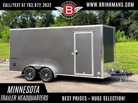 New Formula 7x16 Traverse Enclosed Trailer - Rear Ramp!