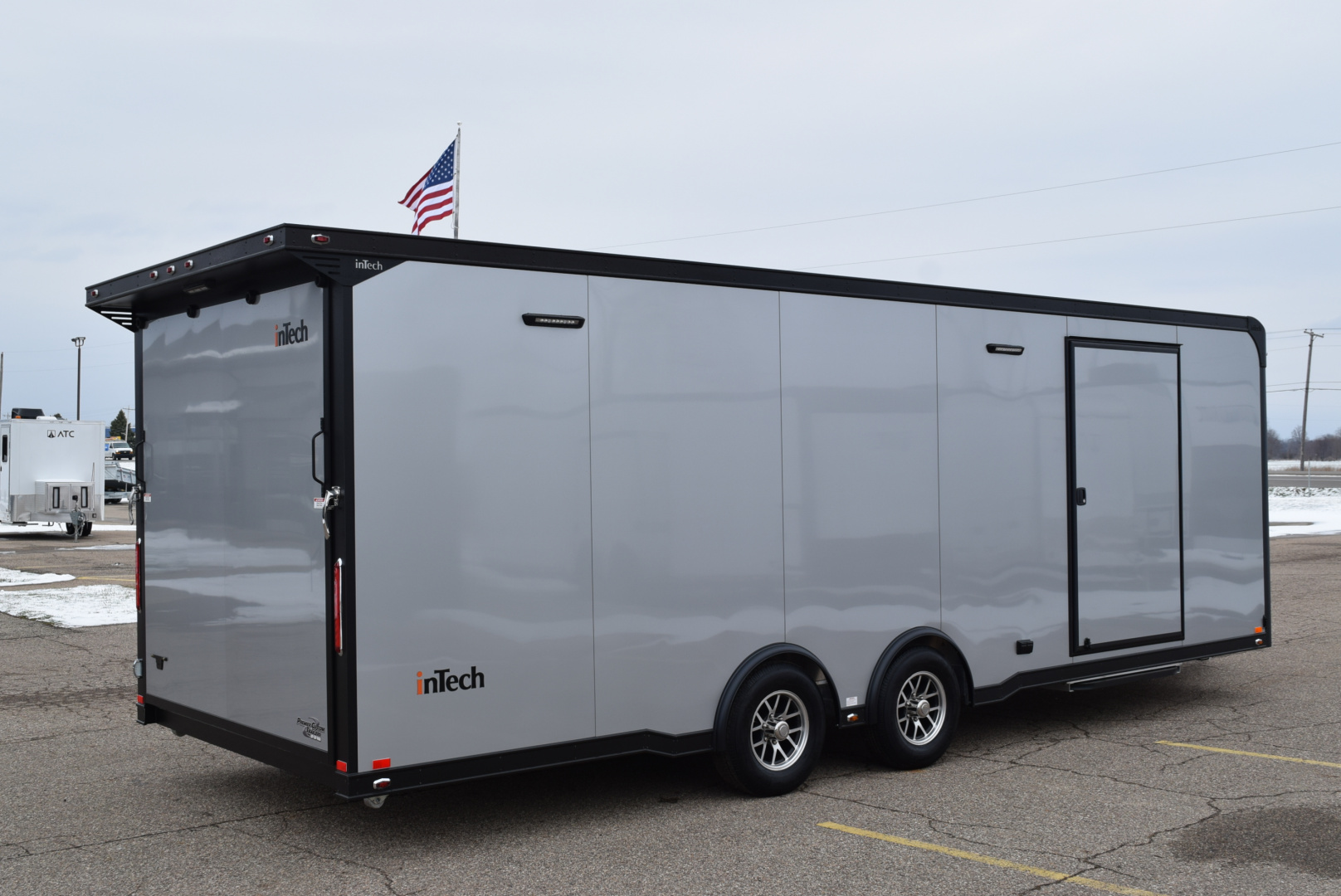 New INTECH 8.5x24 LITE SERIES ALL ALUMINUM RACE HAULER