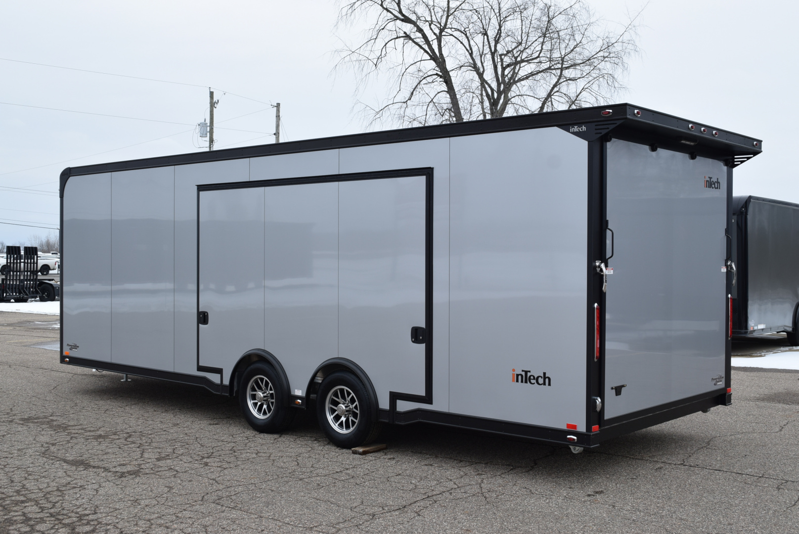 New INTECH 8.5x24 LITE SERIES ALL ALUMINUM RACE HAULER