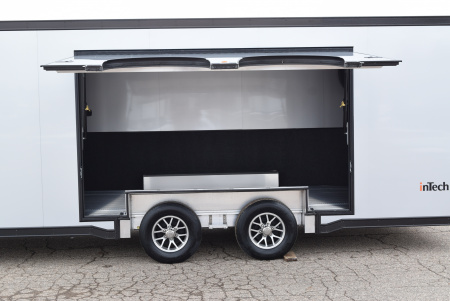 New INTECH 8.5x24 LITE SERIES ALL ALUMINUM RACE HAULER