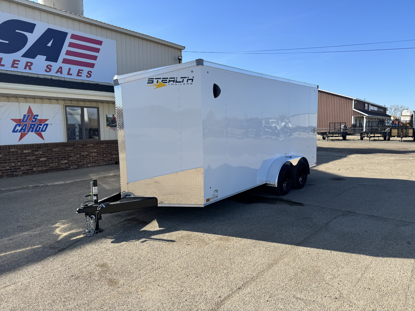 New 2026 Stealth Trailers 7x16 Mustang 7K w/Ramp Door 6'6