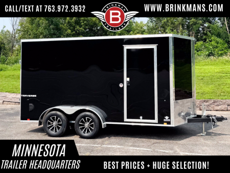 New Formula 7x14 Traverse Enclosed Trailer - Rear Ramp!