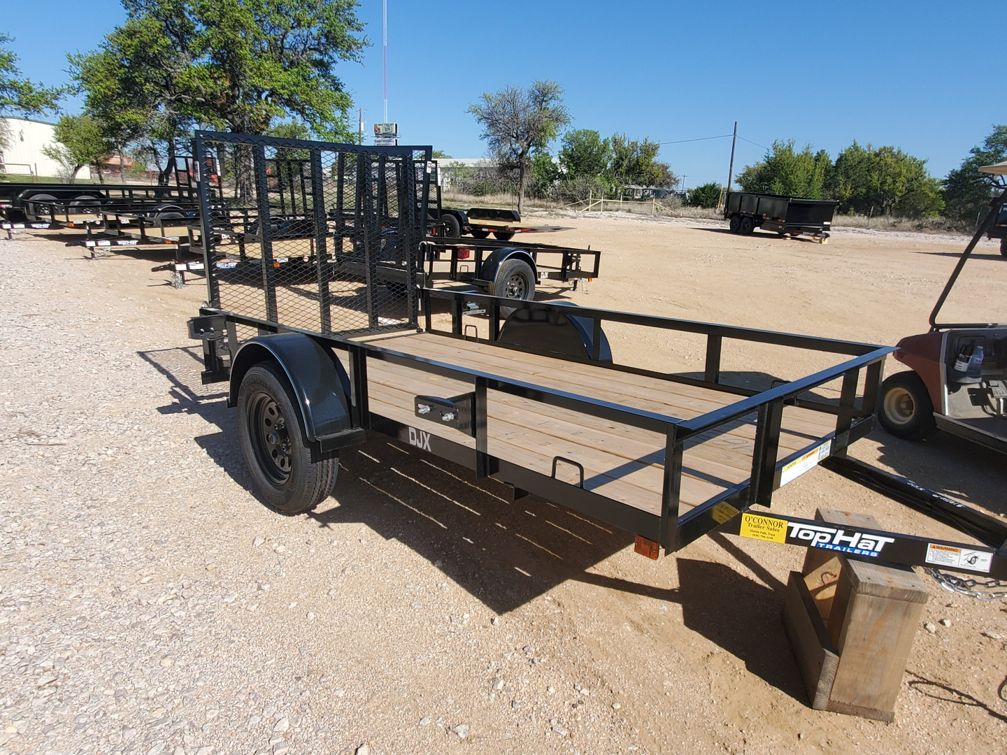 New 2026 Top Hat Trailers DJX Utility Trailer