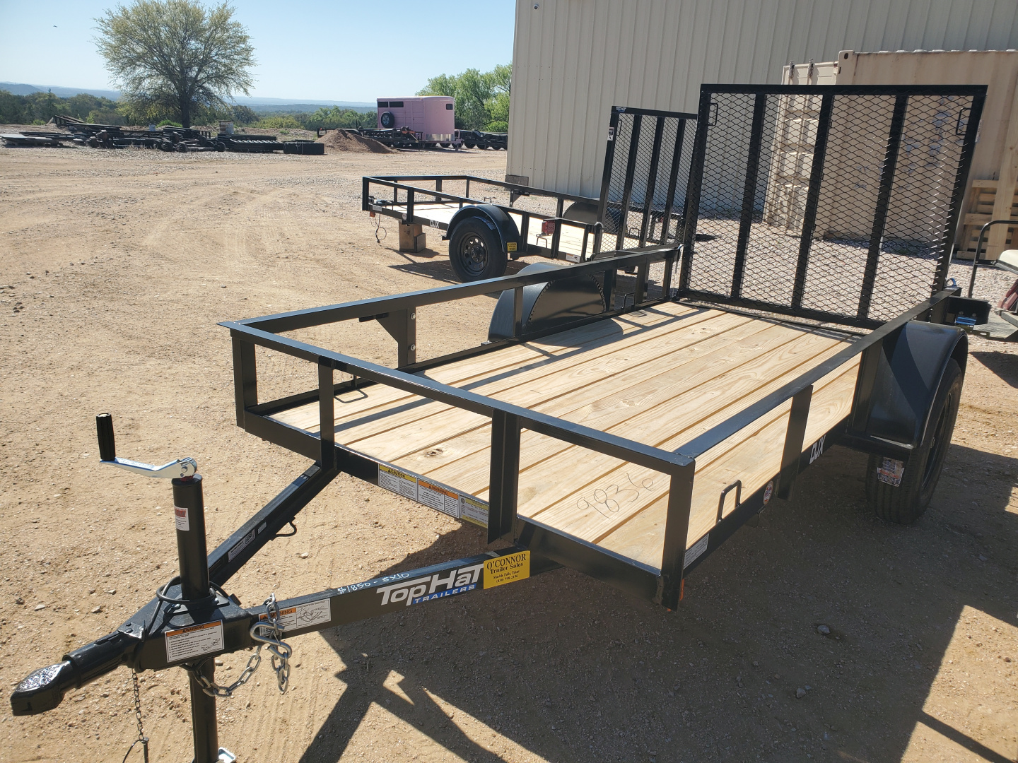 New 2026 Top Hat Trailers DJX Utility Trailer