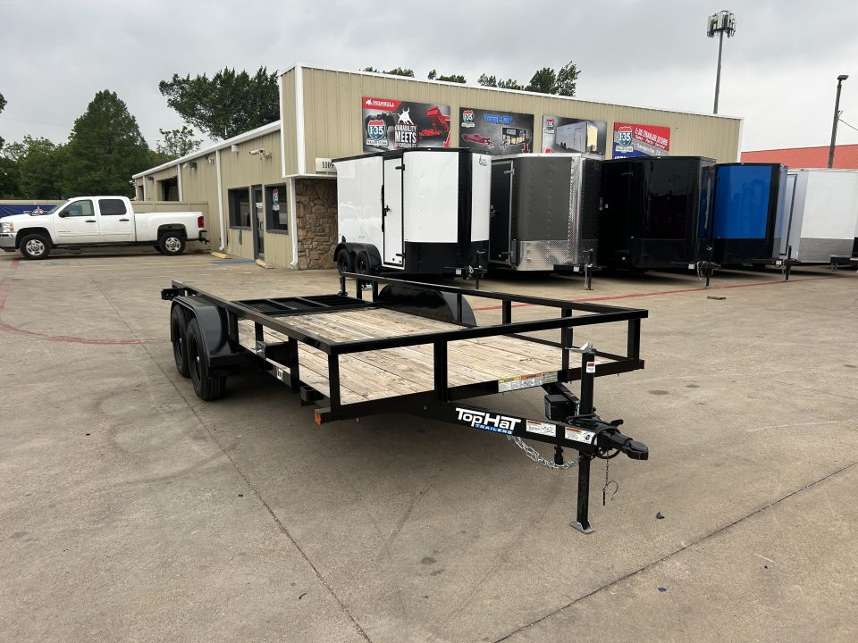 New 2026 Top Hat Trailers LDT 16' X 77" Utility Trailer