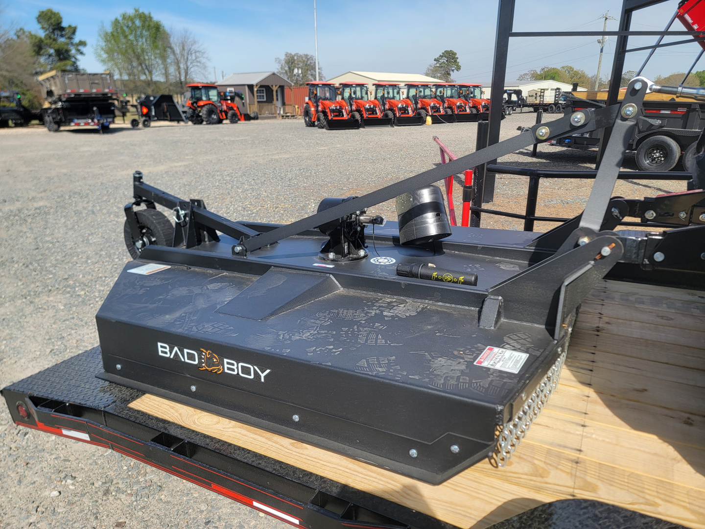 New 2026 Bad Boy 5055CS Tractor Shuttle Shift/ 6' HD Cutter / Trailer Package