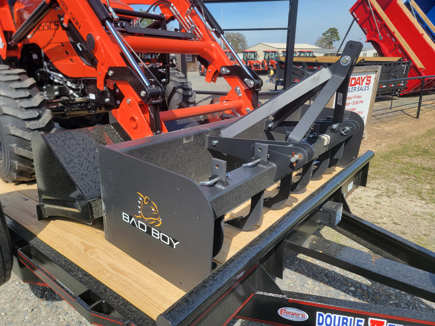 New 2026 Bad Boy 5055CS Tractor Shuttle Shift/ 6' HD Cutter / Trailer Package