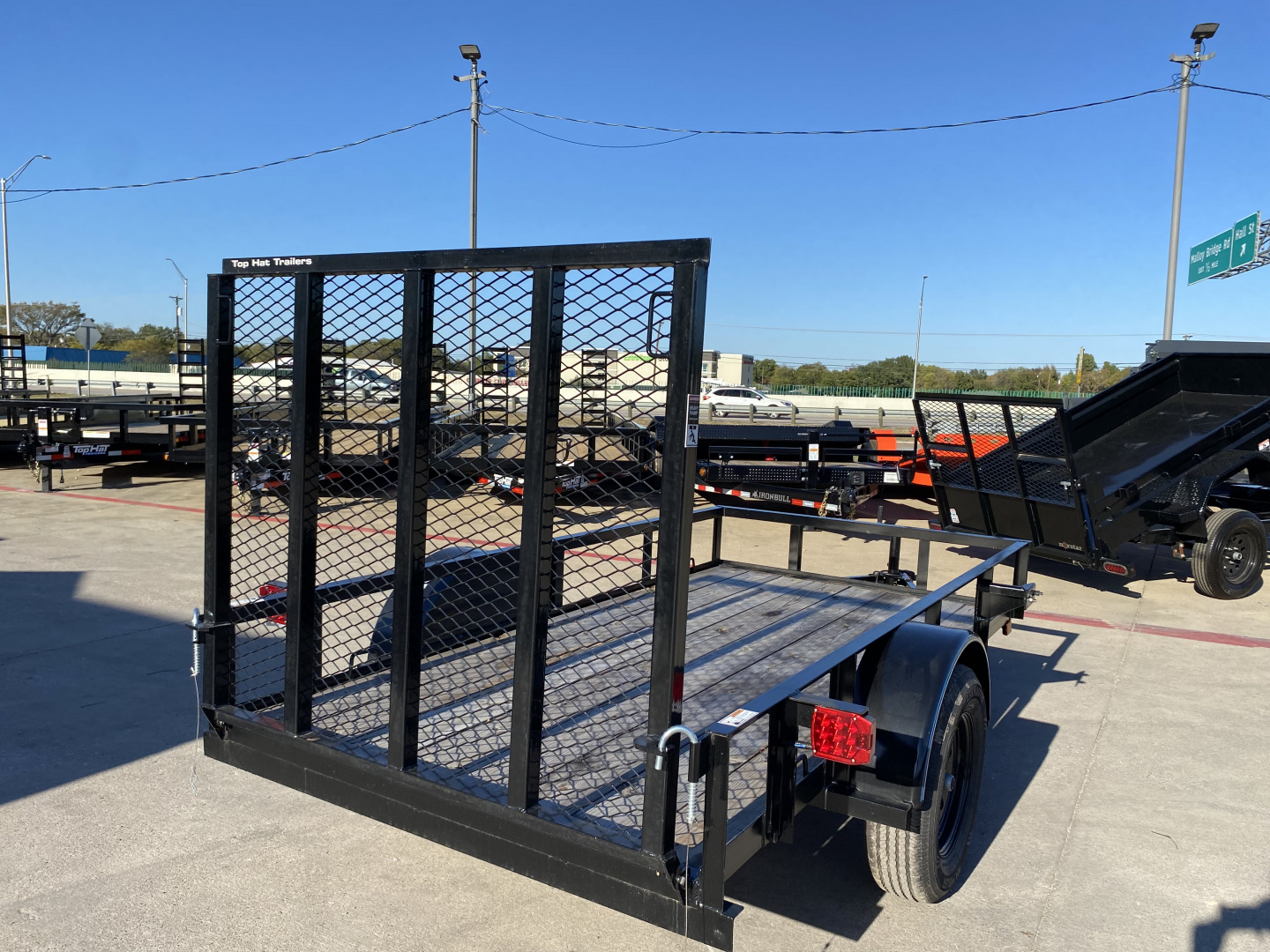 New 2026 Top Hat Trailers DJX 10' x 60" Utility Trailer