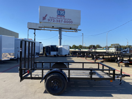 New 2026 Top Hat Trailers DJX 10' x 60" Utility Trailer