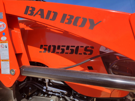 New 2026 Bad Boy 5055CS Tractor Shuttle Shift/ 6' HD Cutter / Trailer Package
