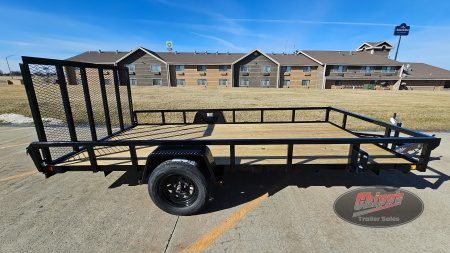 New 2026 H&H Trailers 82x14 Rail Side Utility Trailer
