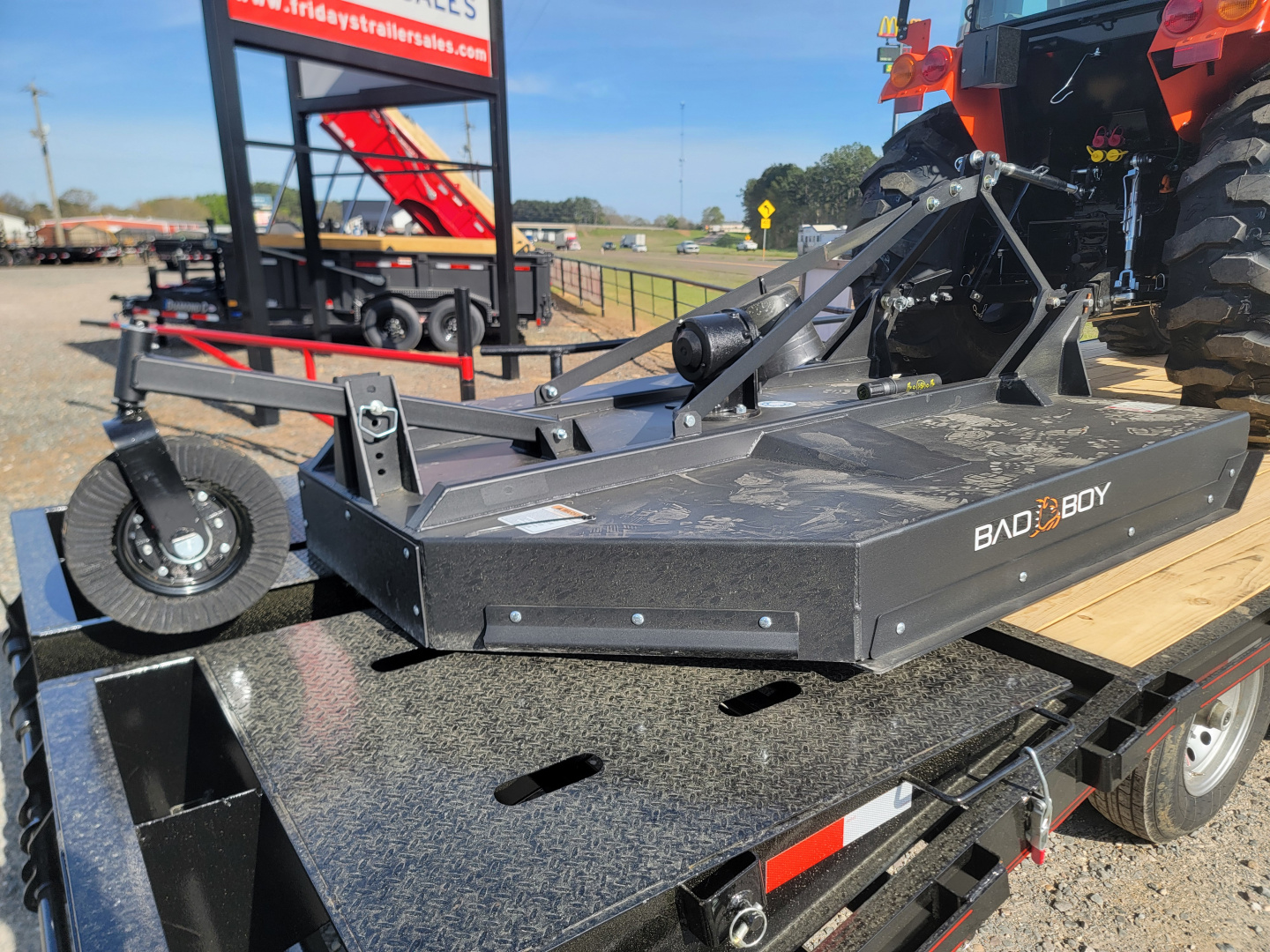 New 2026 Bad Boy 5055CS Tractor Shuttle Shift/ 6' HD Cutter / Trailer Package