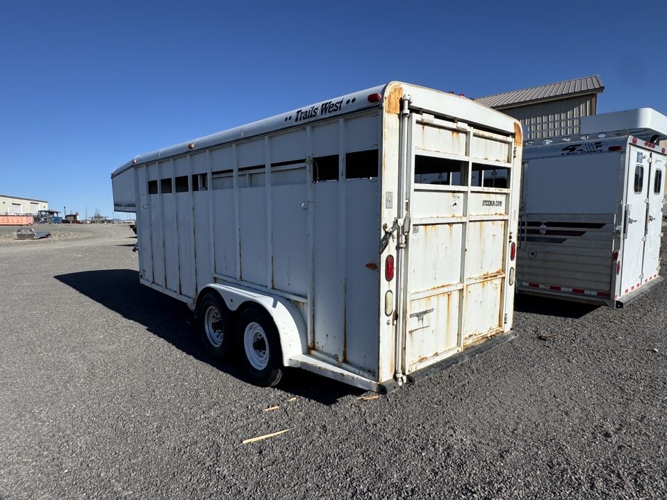 Used 1995 Trails West 16' Stock Combo Trailer