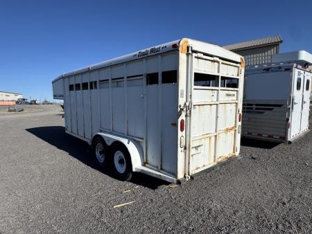 Used 1995 Trails West 16' Stock Combo Trailer