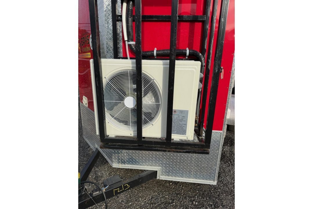 Used 2024 All World Trailers 7 x 16 Tandem Axle Food Truck with AC & Fire Supression
