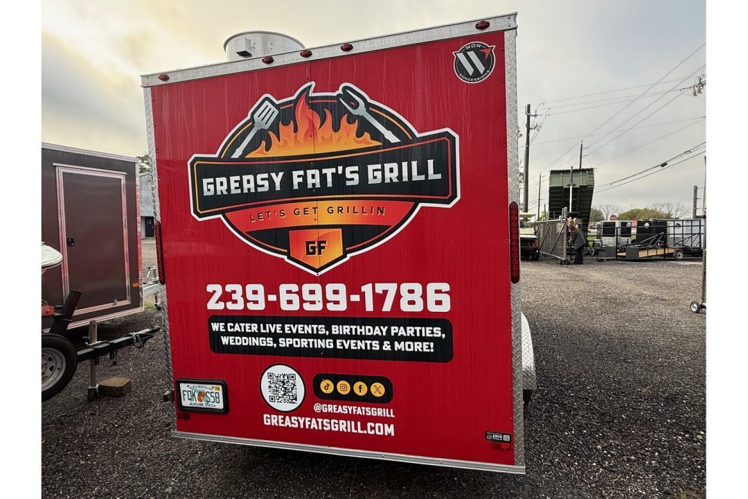 Used 2024 All World Trailers 7 x 16 Tandem Axle Food Truck with AC & Fire Supression