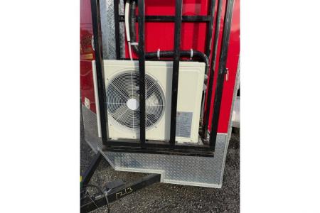 Used 2024 All World Trailers 7 x 16 Tandem Axle Food Truck with AC & Fire Supression