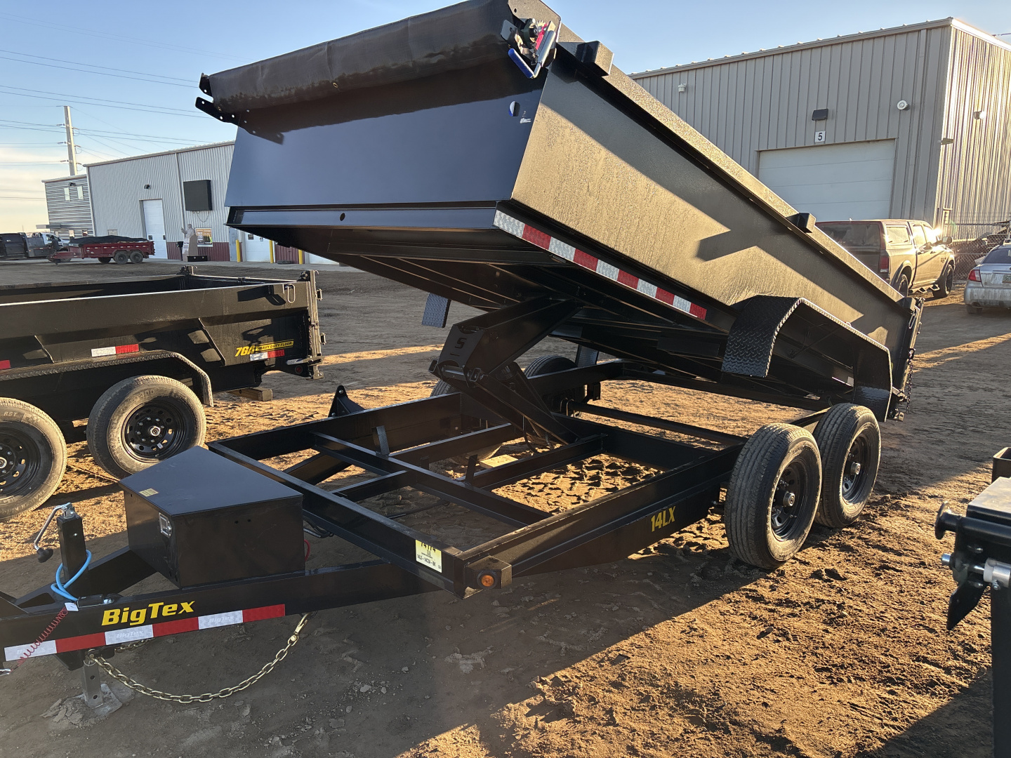 New 2026 Big Tex Trailers 14lx - 14' long Dump Trailer 7k axles