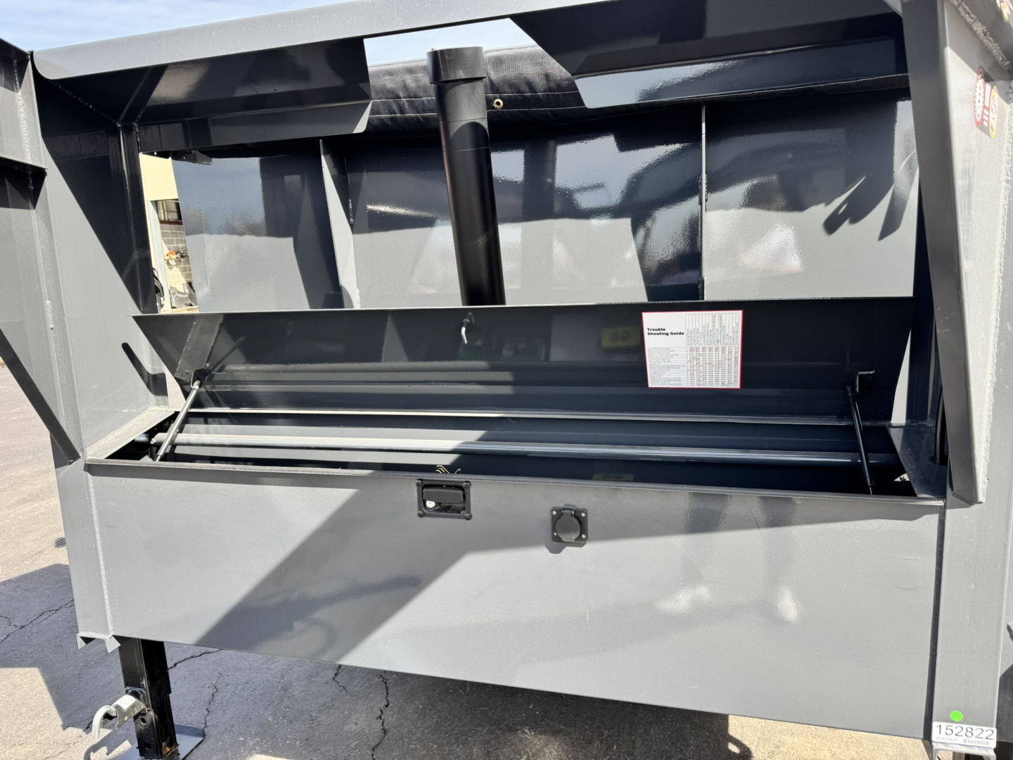 New 2026 Lamar Trailers 83"x16'-14k Gooseneck Dump Trailer