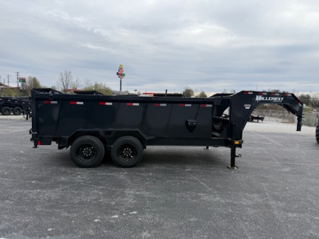 New Hillcrest Dump 7x14 GN 40" 17.6K W/ Upgraded HD Ramps