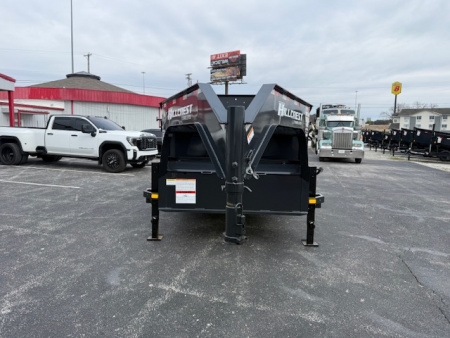 New Hillcrest Dump 7x14 GN 40" 17.6K W/ Upgraded HD Ramps