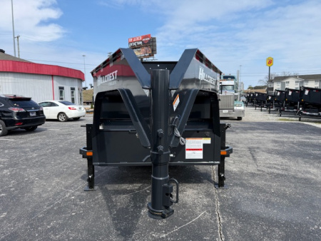 New Hillcrest Dump 7x16 GN 40" 17.6K W/ Upgraded HD Ramps