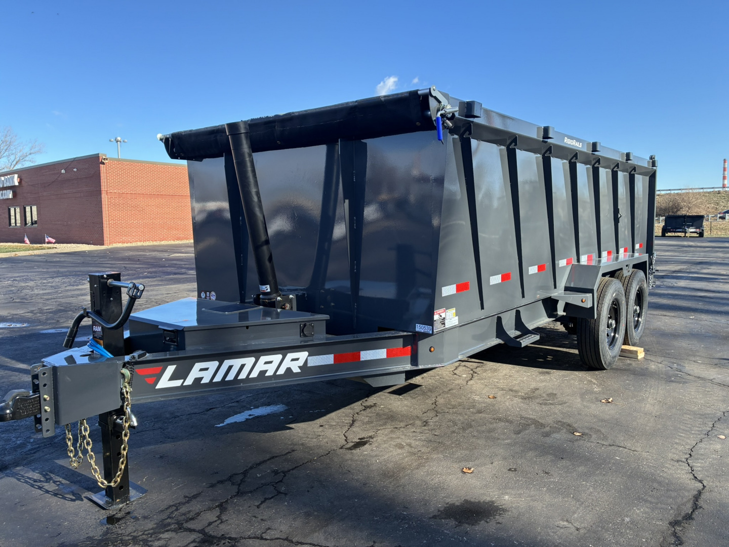 New 2026 Lamar Trailers 83"x16'-14k Telescopic Dump Trailer